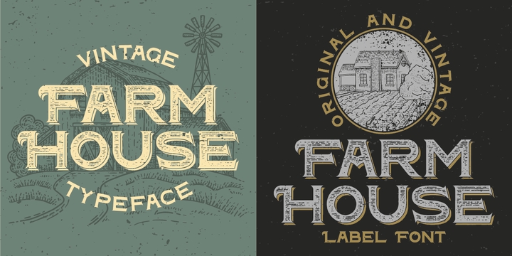 Example font Farm House #4